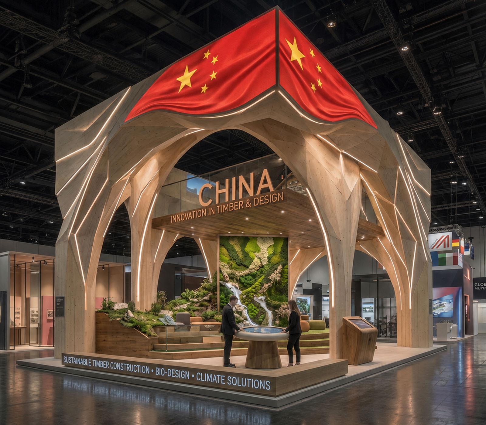 Exhibition stand concept