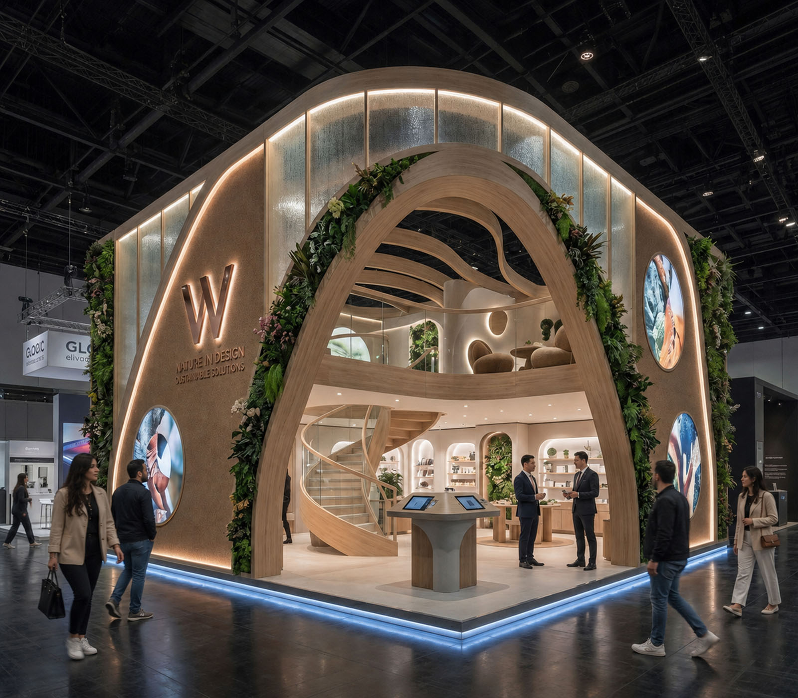 Exhibition stand concept